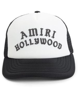 Amiri Hollywood Trucker Hat-Uomo - Bianco