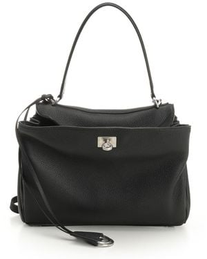 Balenciaga Rodeo S Handbags - Black