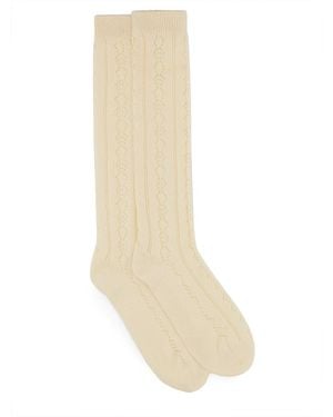 Valentino Garavani Perforated Socks-Uomo - Bianco