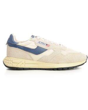 Autry Reelwind Low Trainers Beige - White