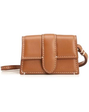 Jacquemus Bambino Small Leather Goods - Brown