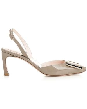 Roger Vivier Trompette Pumps - Natural