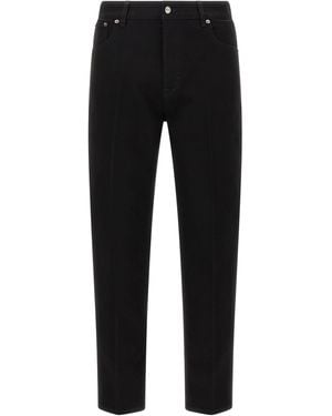 Gucci 'morsetto' Cropped Jeans - Black