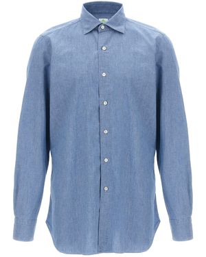 Finamore 1925 Gaeta Camicie Blu-Uomo