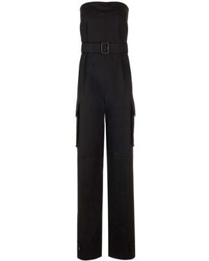 Saint Laurent Cassandre Dresses Black