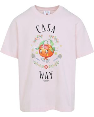 CASABLANCA T-Shirts - Pink