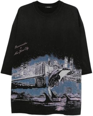 Willy Chavarria Cotton T Shirts - Black