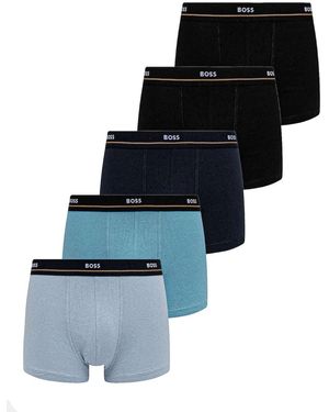 BOSS 5-Pack Boxer-Uomo - Nero