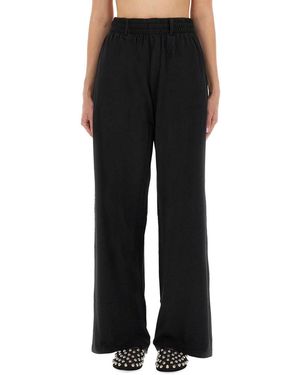 Alexander Wang Jersey Sport Pants-Donna - Nero