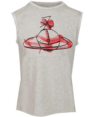 Vivienne Westwood Sleeveless T-Shirt - Grey