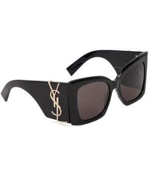 Saint Laurent Acetate Sunglasses-Donna - Nero