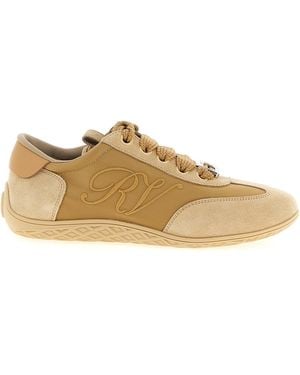 Roger Vivier Viv Low Trainers - Brown