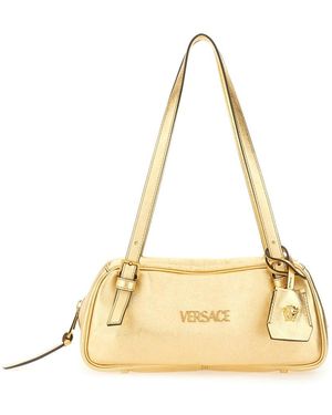 Versace Shoulder Bag "Bowling Tag"-Donna - Neutro