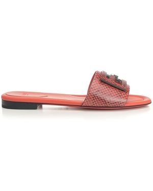 Fendi Baguette Scarpe Basse - Pink