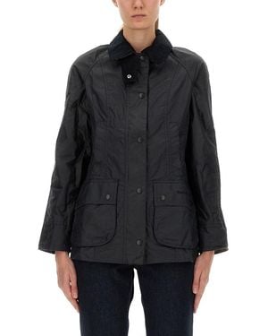 Barbour Waxed Jacket "beandell" - Black