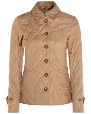 Burberry Coats New Chino - Brown