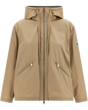 Moncler Cassiopea Puffer Jackets Beige - Natural