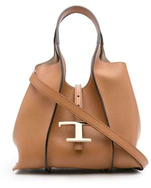 Tod's Tote Bags Pelle-Donna - Marrone
