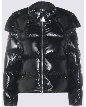 Moncler x Edward Enninful Coats Blacks And Greys-Donna - Nero