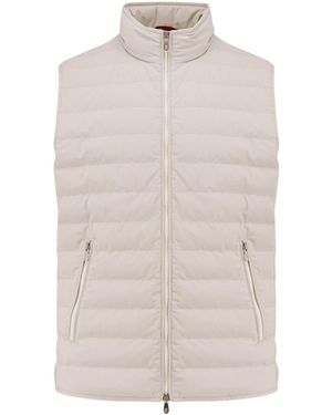 Brunello Cucinelli Padded Sleeveless Jacket - White
