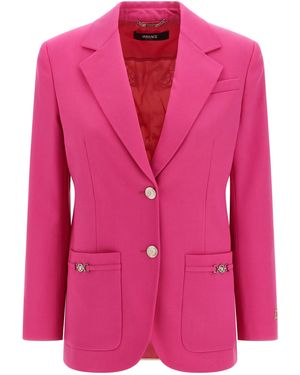 Versace Underwater Barocco Blazers Fuchsia - Pink