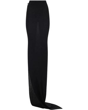 Rick Owens Skirt - Edfu Skirt - Black