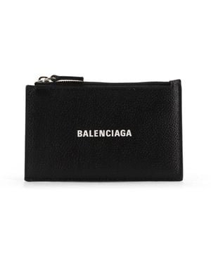 Balenciaga Leather Cardholder - Black