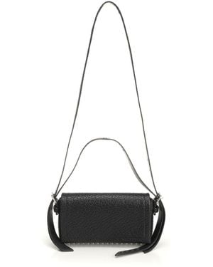 Alexander Wang Slim Ricco Flap Bag Crossbody Bags - Black