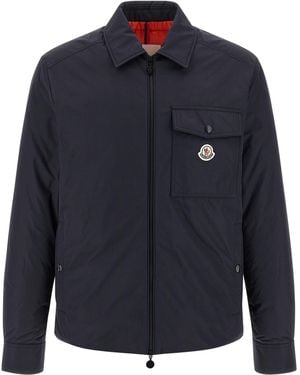 Moncler Vigeon Puffer Jackets - Blue