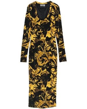 Versace Jeans Couture Black Gold Suits & Dresses - Yellow