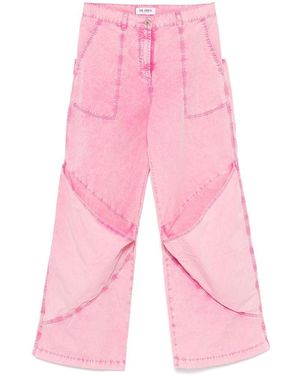 The Attico Jeans High-Waisted Trousers-Donna - Rosa