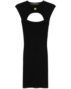FEDERICA TOSI Short Dress With Cut-Out - Black