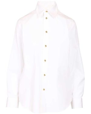 Bottega Veneta Cotton Shirt Shirts White
