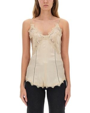 Isabel Marant Top "Diandra"-Donna - Neutro