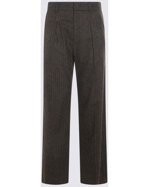 Isabel Marant Trousers Dark Bronze-Donna - Grigio