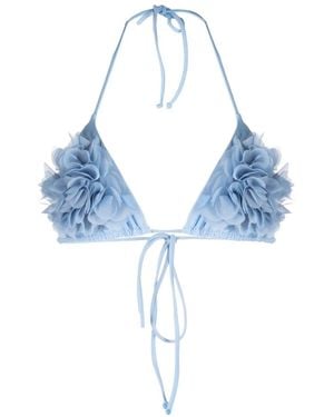 LaRevêche "shayna" Bikini Top - Blue