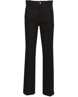 Burberry Cotton Twill Chinos - Black