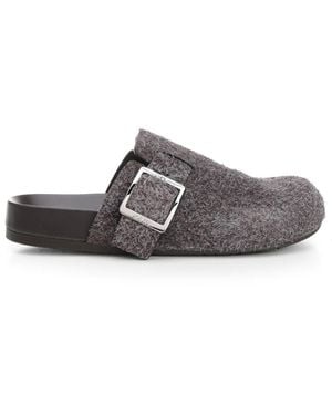 Loewe Ease Buckle Sandals Brown - Grey