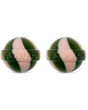 Fiorucci Silver Earrings - Green