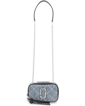 Marc Jacobs Quilted Denim "softshot" Bag - White