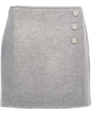 ミニスカート TORY BURCH WOOL MINI SKIRT T Monogram Mini Skirt: Women's Designer Bottoms | Tory Burch