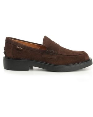 Tod's Gomma 20l Mocassino Scarpe Basse Brown