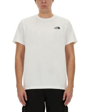 The North Face T-Shirt Con Logo - White
