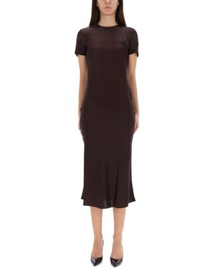 STAUD Marcel" Midi Dress-Donna - Rosso