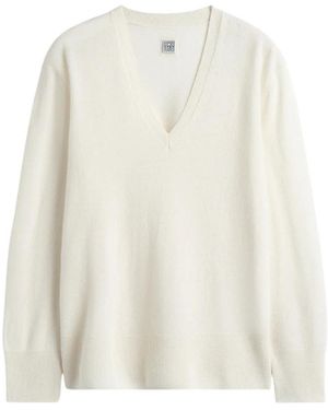 TOTEME Cashmere Sweater - White