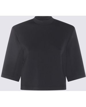 Moncler x Edward Enninful T-Shirts And Polos Blacks And Greys-Donna - Blu