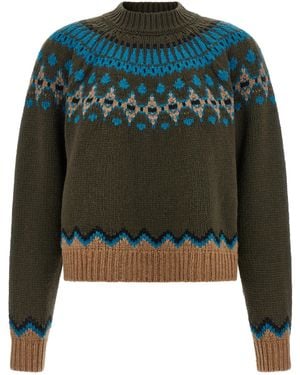 Alanui Sweet Winter Maglioni Verde-Donna
