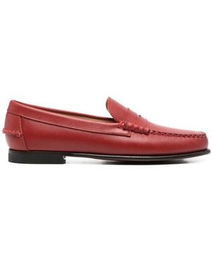 Sebago Leather Loafers - Red