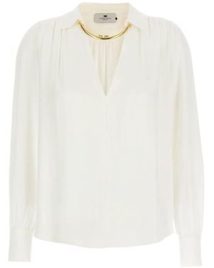 Elisabetta Franchi Blouse - White