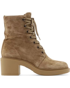 Gianvito Rossi Foster Schnürstiefel - Marrone
